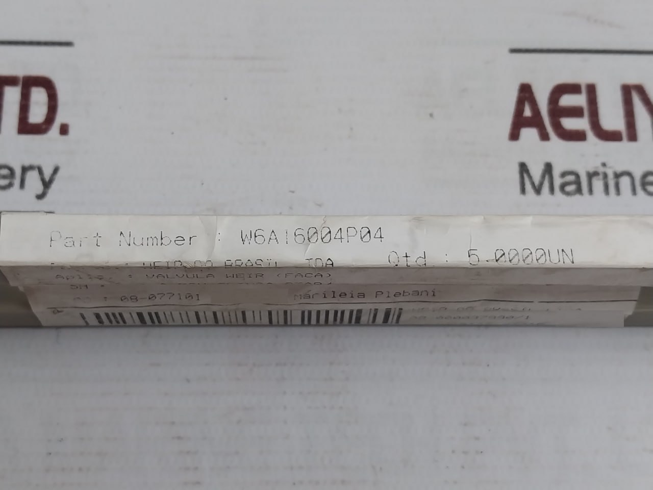 Weir W6a16004p04 Valve (Face) Component - Image 7