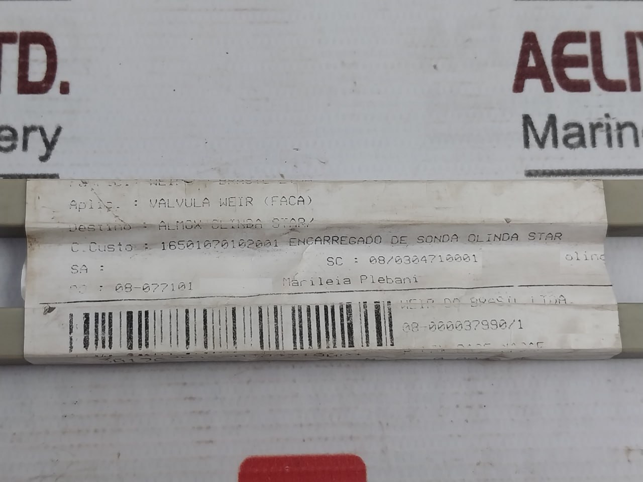 Weir W6a16004p04 Valve (Face) Component - Image 8