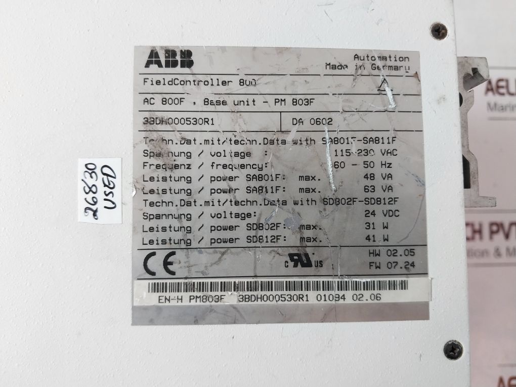 Abb Ac 800F, Sa 811F Fieldcontroller 800 Module Rack - Image 6