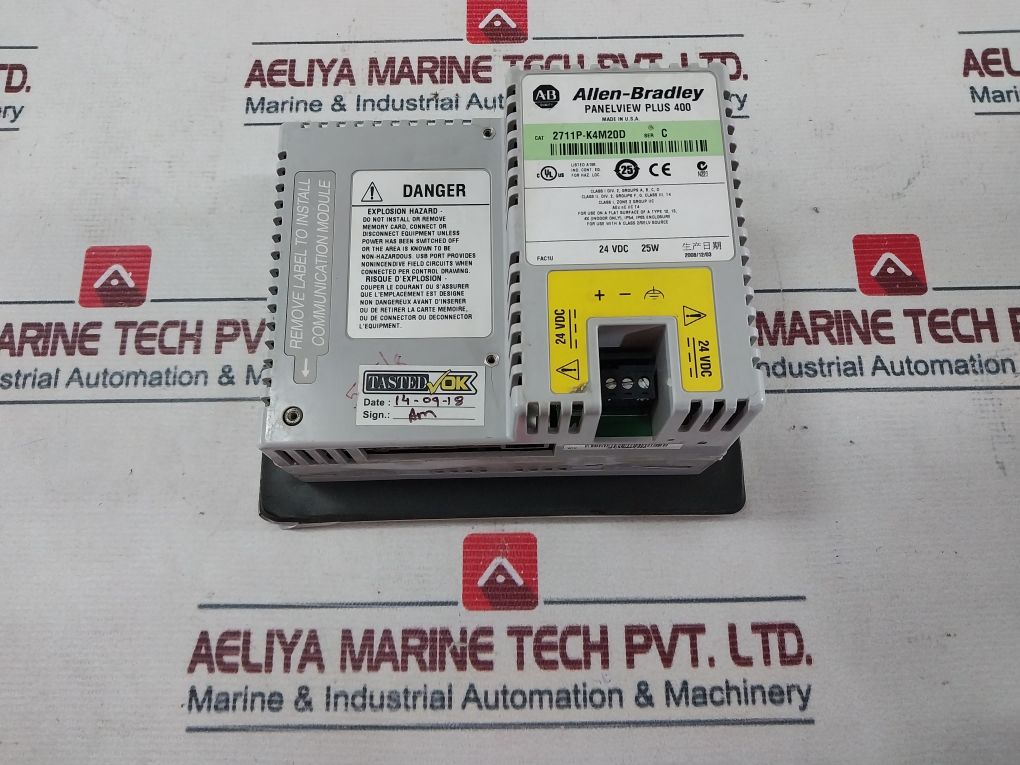 Allen-bradley 2711P-k4M20D Touch Ser.C Panelview Plus400 Interface Panel Forpart - Image 2