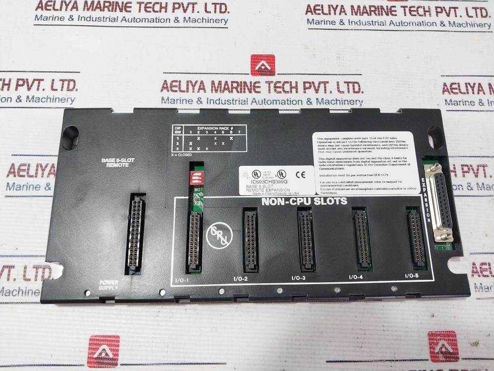 Ge Fanuc Ic693Chs399G Base Plate 5 Slot Remote Expansion E105285 - Image 4