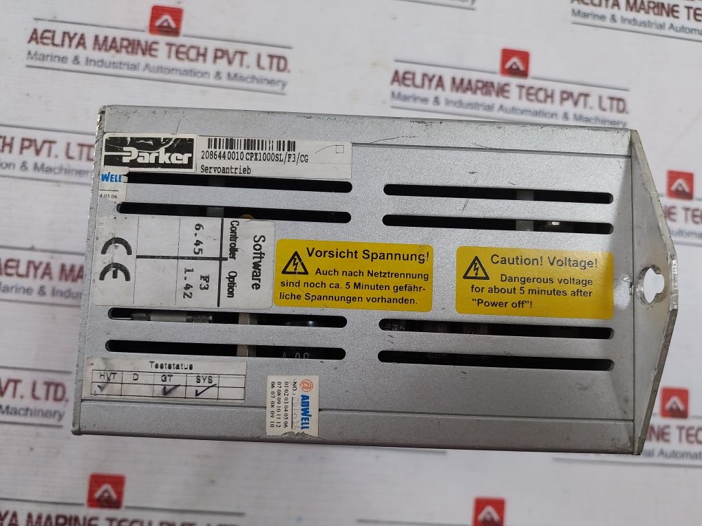 Parker Cpx1000Sl/F3/Cg Servo Drive 230V Ac 24V Dc (Not Working) - Image 3