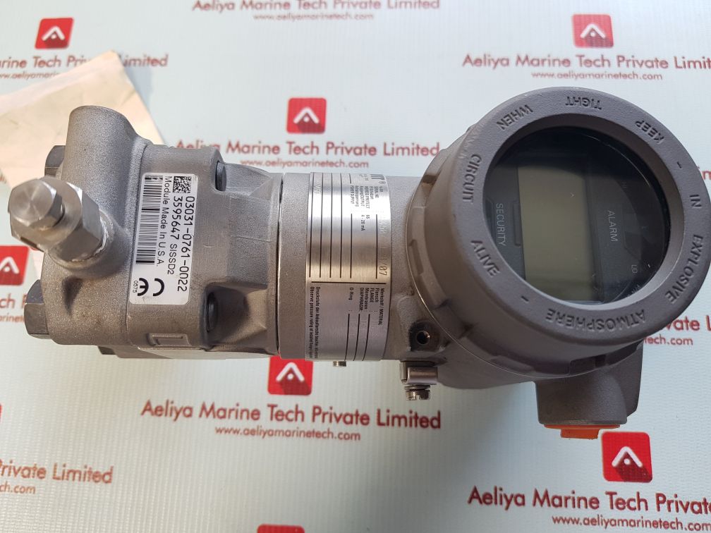 Rosemount 3051/3001 Pressure Transmitter Bas97Atex1089X - Image 3