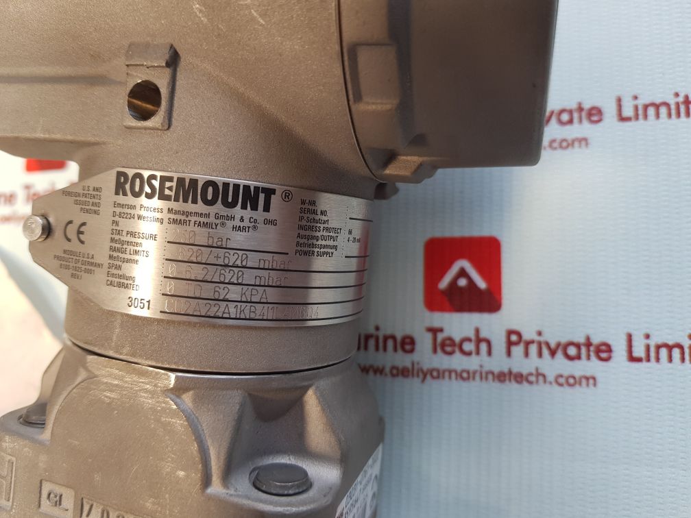Rosemount 3051/3001 Pressure Transmitter Bas97Atex1089X - Image 7