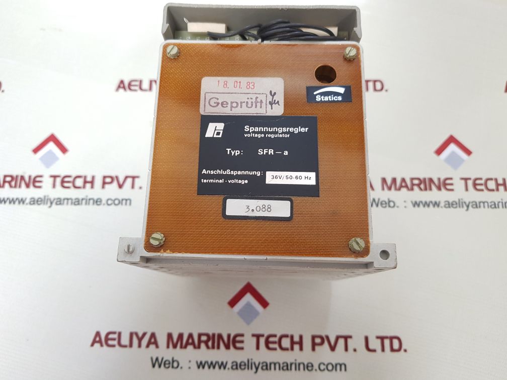 Spannungsregler Sfr-a Voltage Regulator 36V/50-60Hz