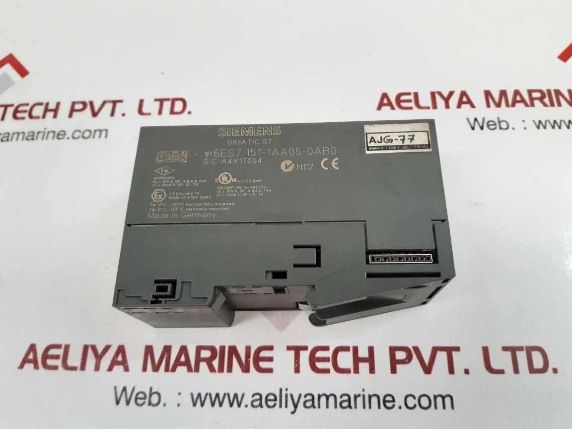 Siemens Simatic S7 6Es7 151-1Aa05-0Ab0 Interface Module - Image 4