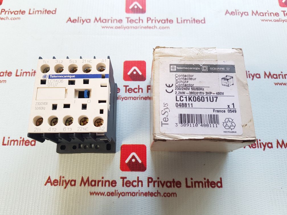 Telemecanique/Schneider Electric Lc1K0601U7 Contactor 20A 690V
