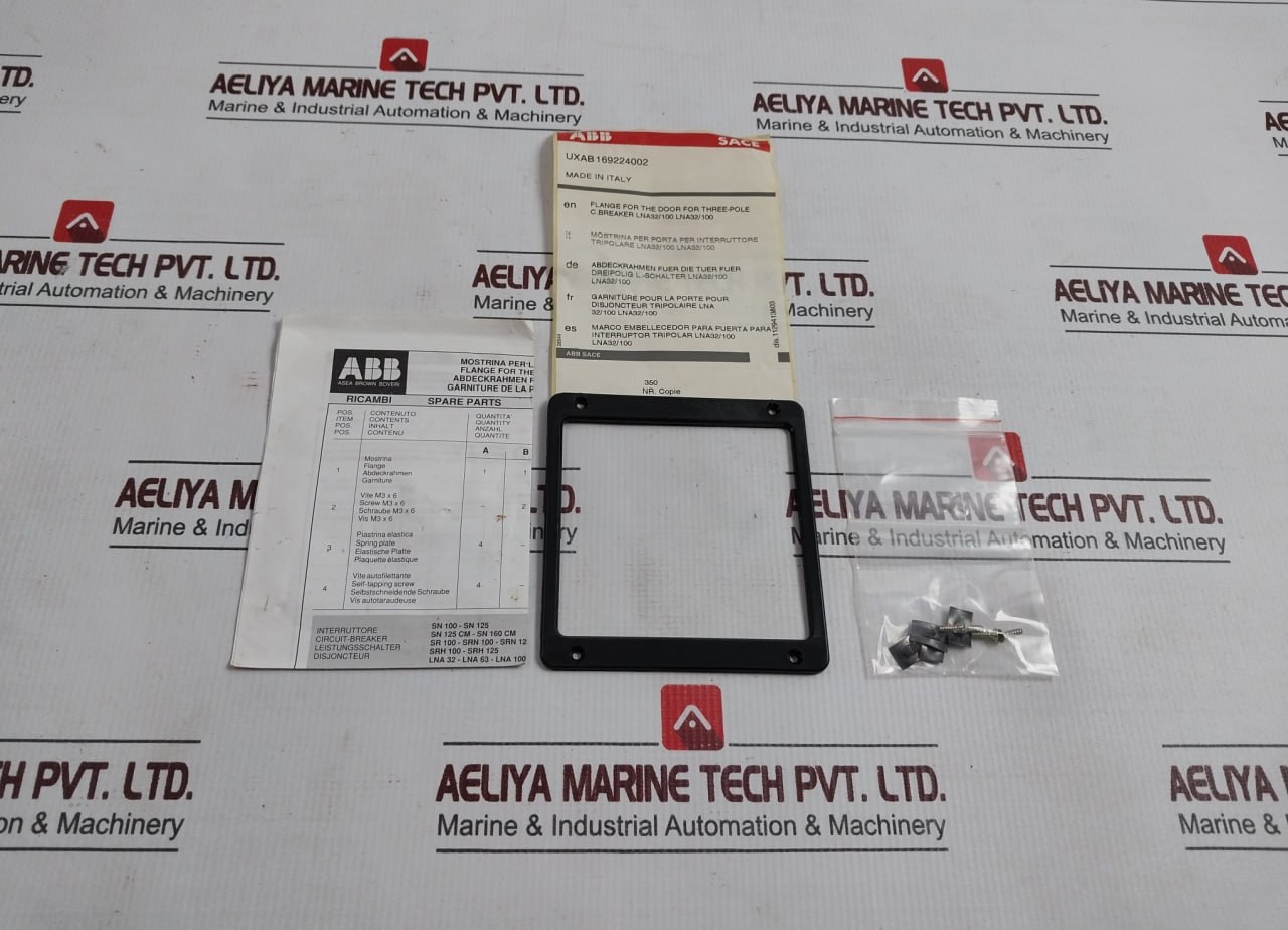 Abb Uxab 169224002 Flange F The Door F 3-Pole C. Breaker