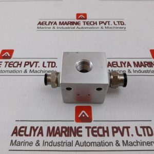 Asb V0118-05k23 Pneumatic Flow Control Valve Block