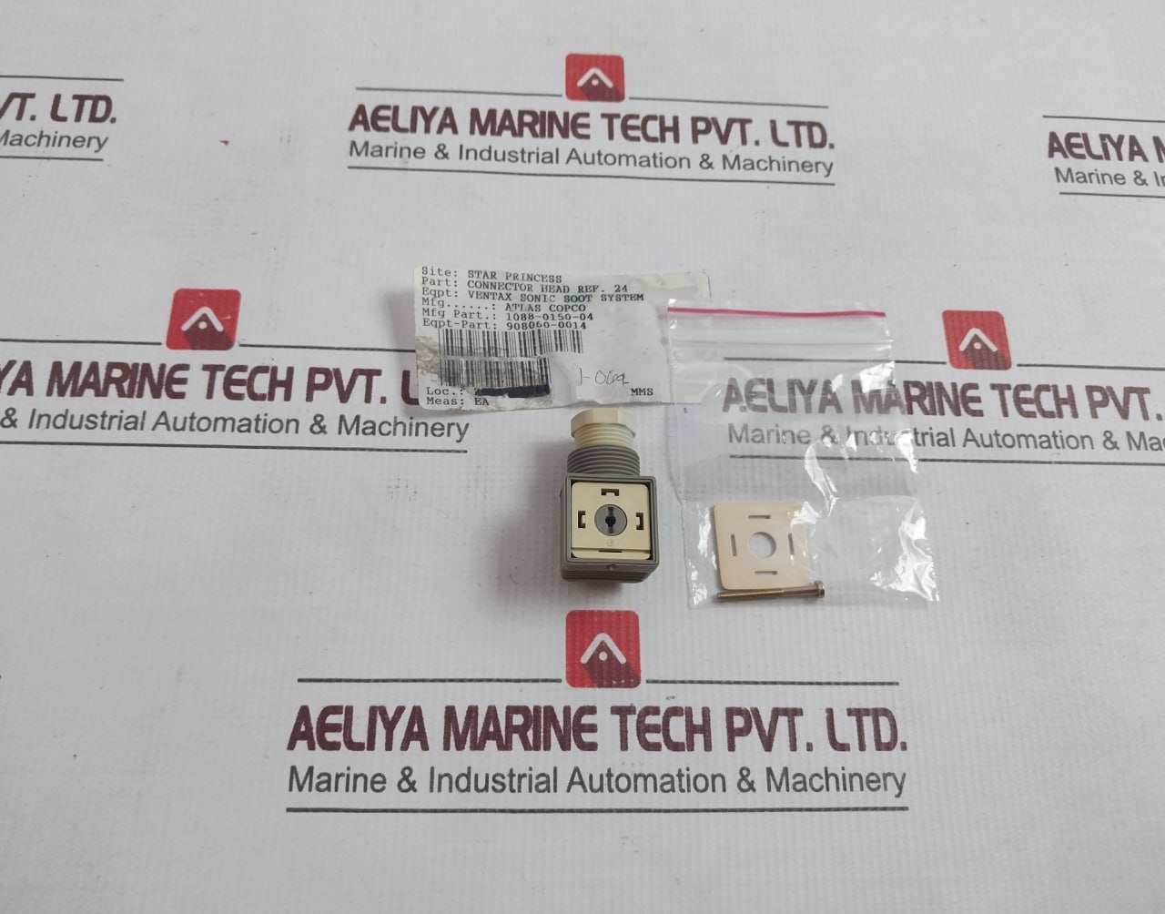 Atlas Copco 1088-0150-04 Solenoid Valve Connector