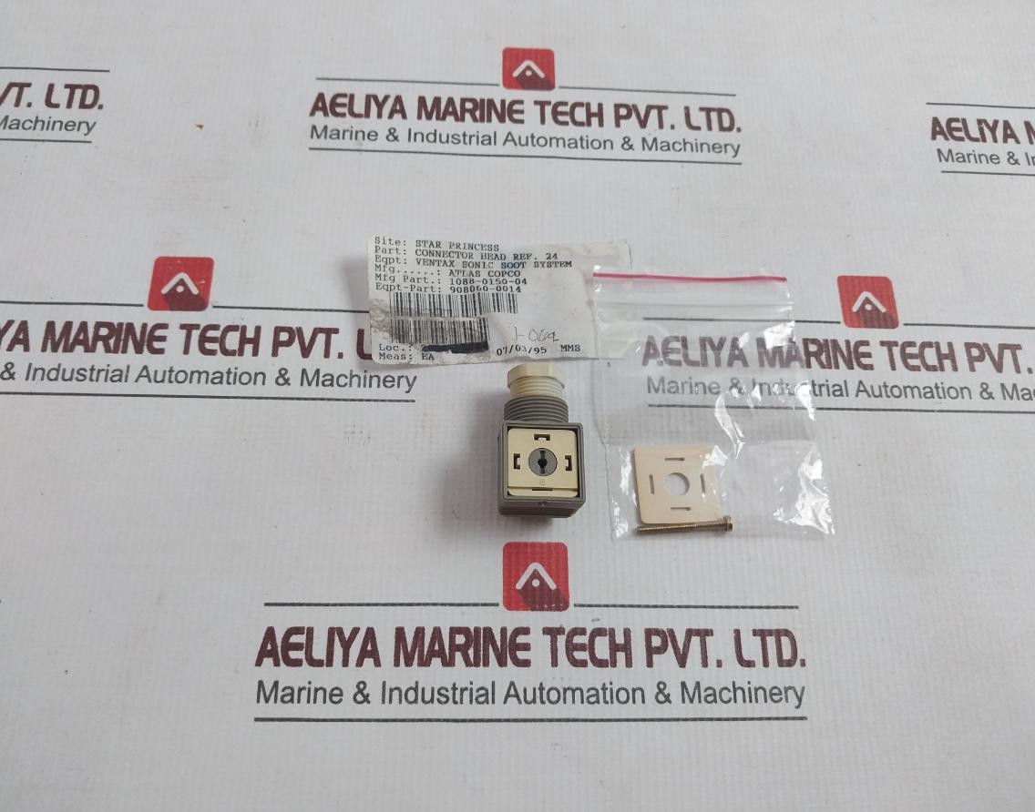 Atlas Copco 1088-0150-04 Solenoid Valve Connector