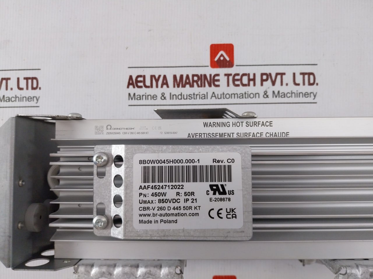 Br-Automation 8b0w0045h000.000-1 External Braking Resistor 850v - Image 7