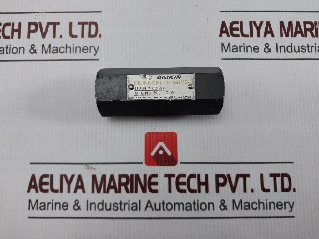 Daikin Kogyo Hdin-T03-05 In-Line Check Valve