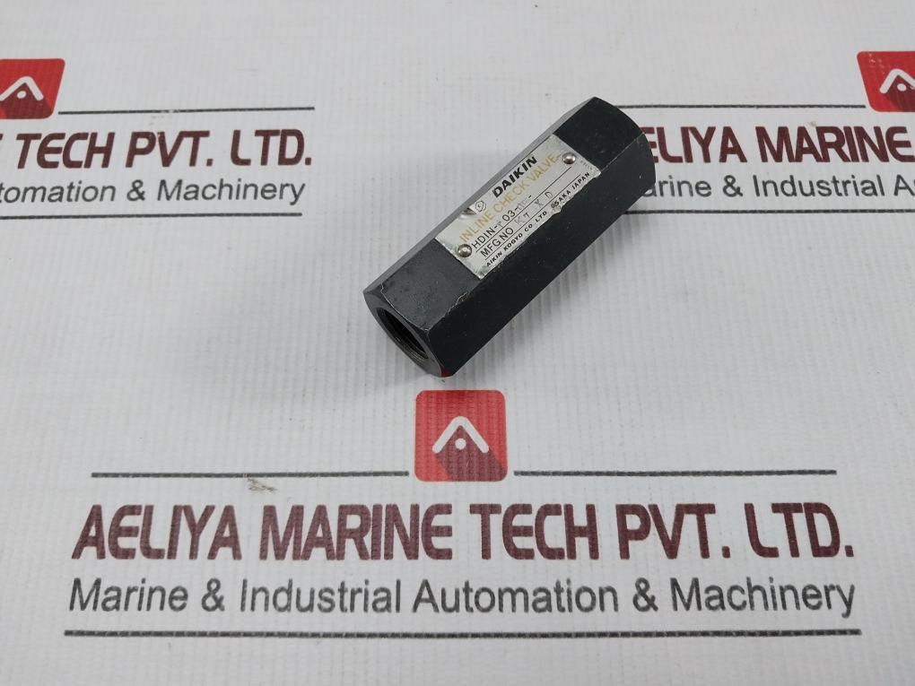 Daikin Kogyo Hdin-T03-05 In-Line Check Valve - Image 3