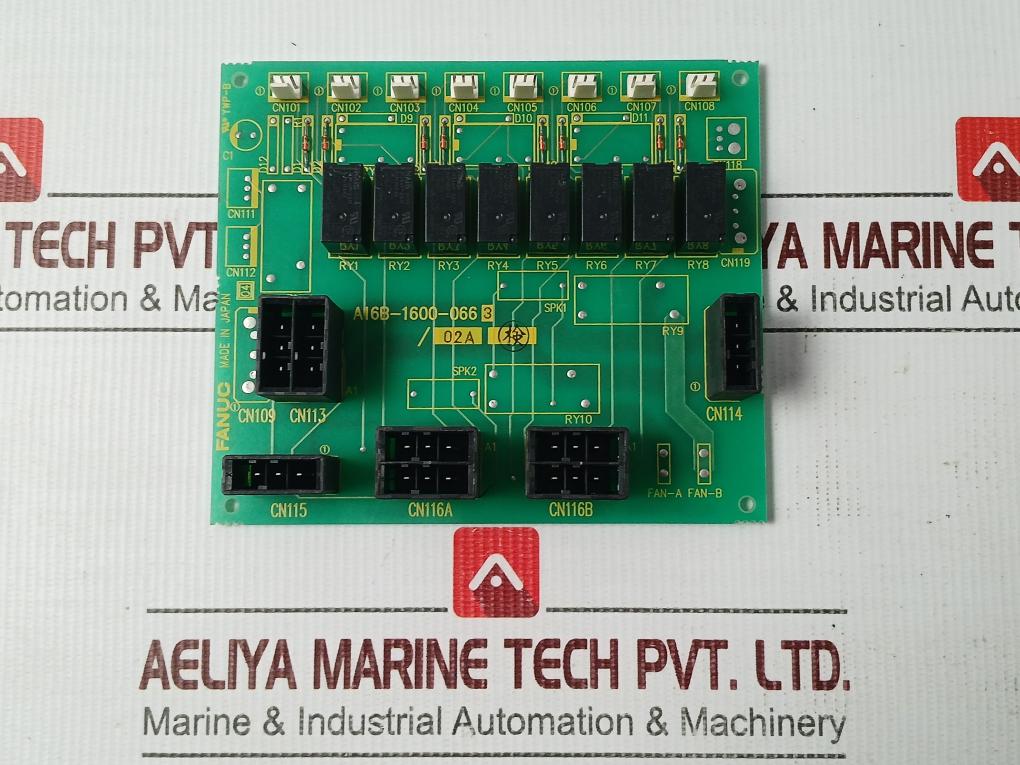 Fanuc A16b-1600-066302a Control Systems Board