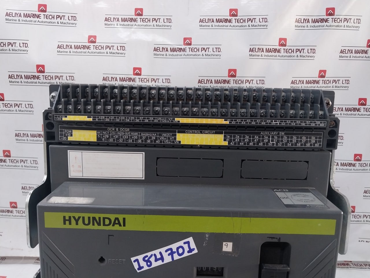 Hyundai Uan16a3b M1c1s168t 3-Pole Air Circuit Breaker 1000v - Image 5