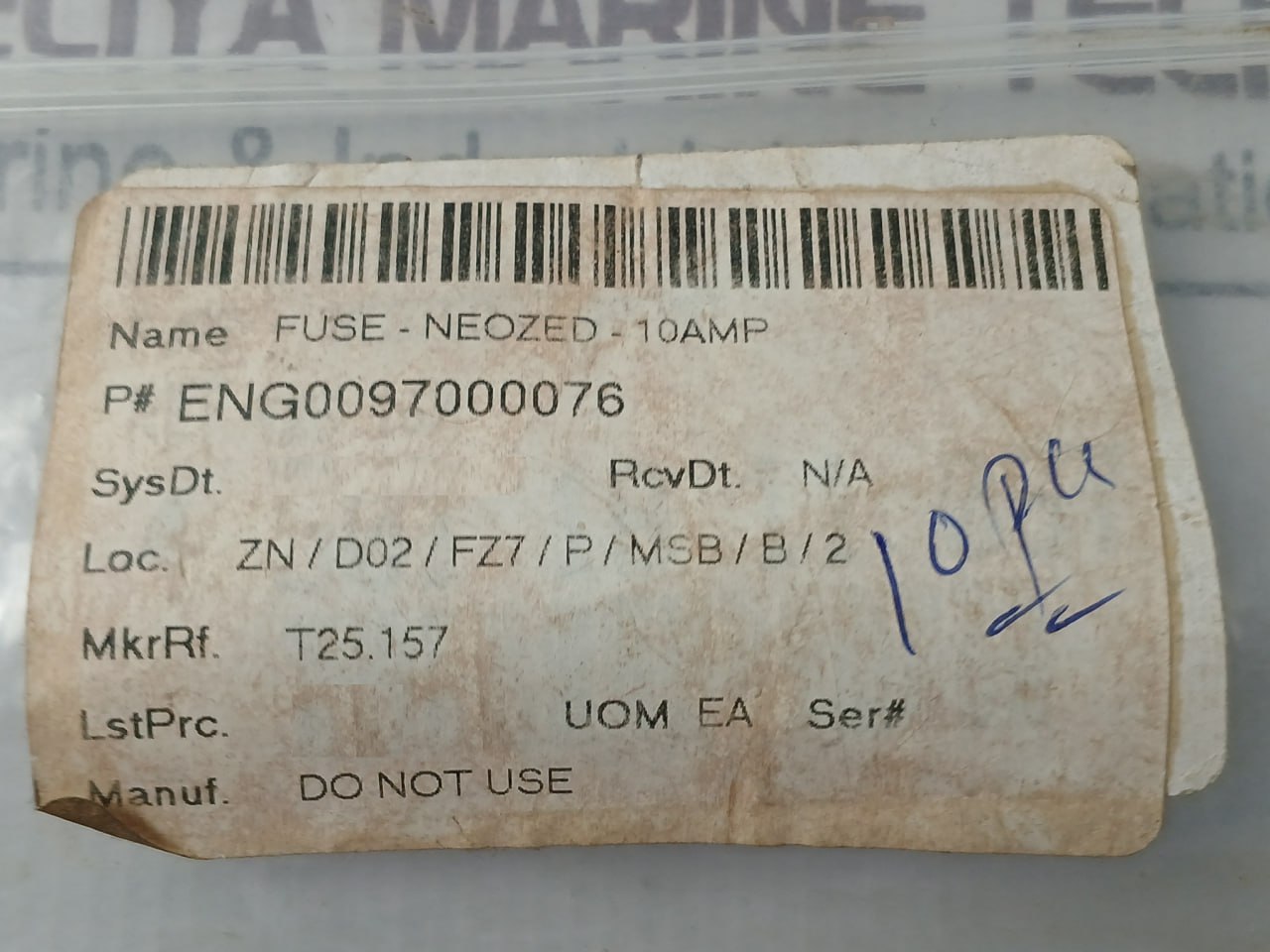 Lindner 10a Gl Fuse-Neozed - Image 6