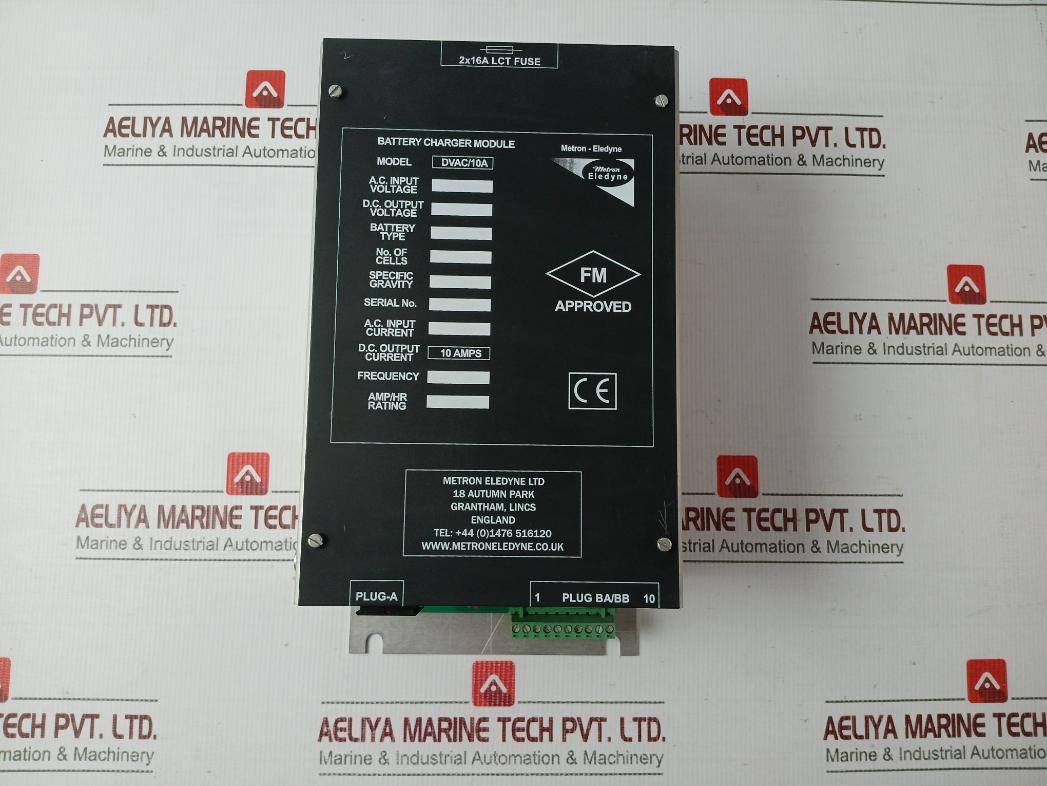 Metron Eledyne Dvac10a Battery Charger Module 94v