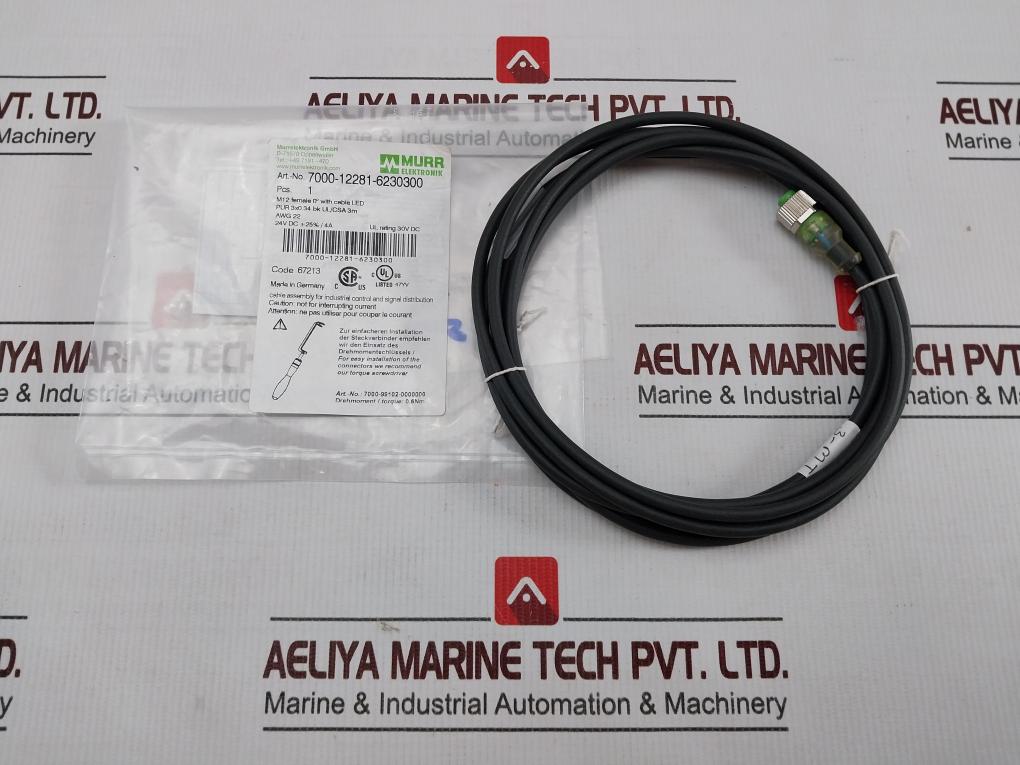 Murrelektronik 7000-12281-6230300 Connector Cable 30v