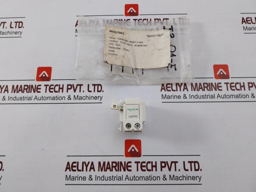 Schneider Electric Lad703f Thermal Overload Relay 127v