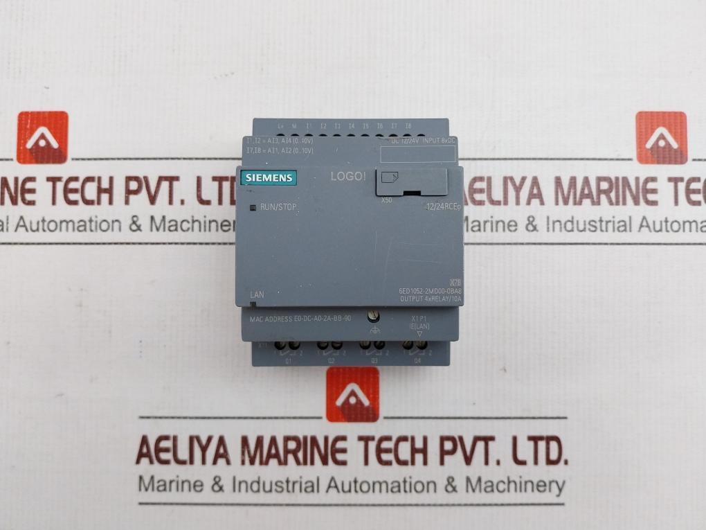 Siemens 6ed1052-2md00-0ba8 Programmable Logic Controller 240v