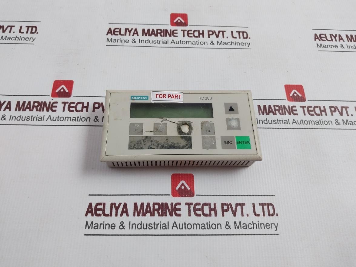 Siemens 6es7 272-0aa30-0ya1 Operator Interface