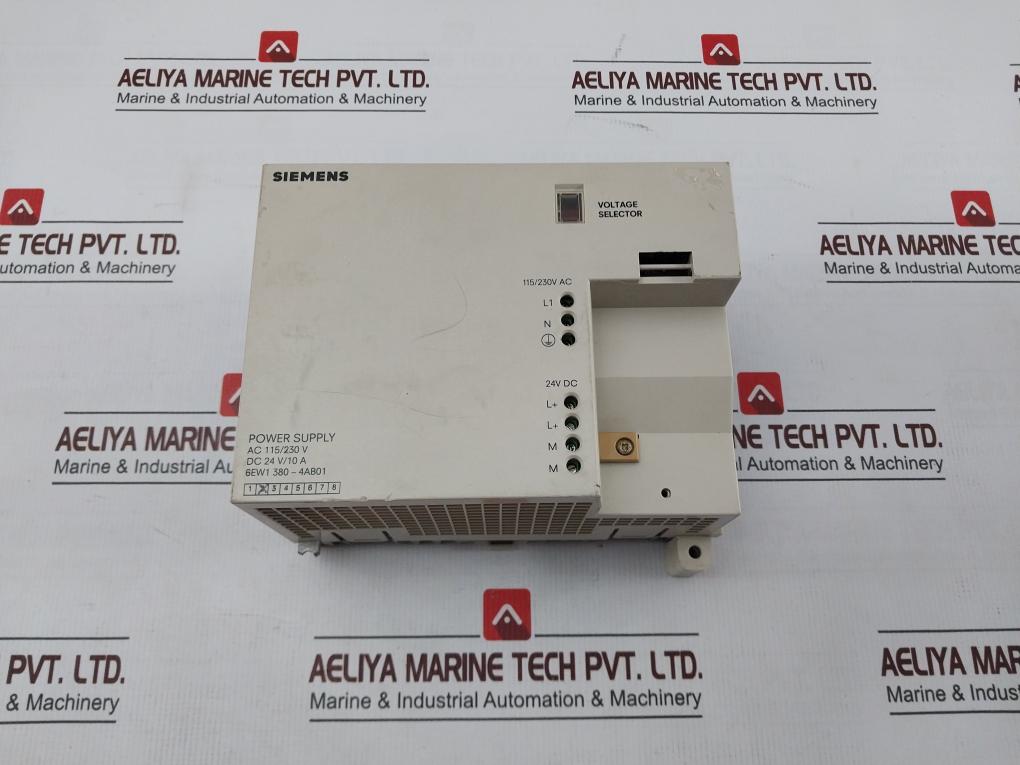 Siemens 6ew1 380-4ab01 Power Supply 230v