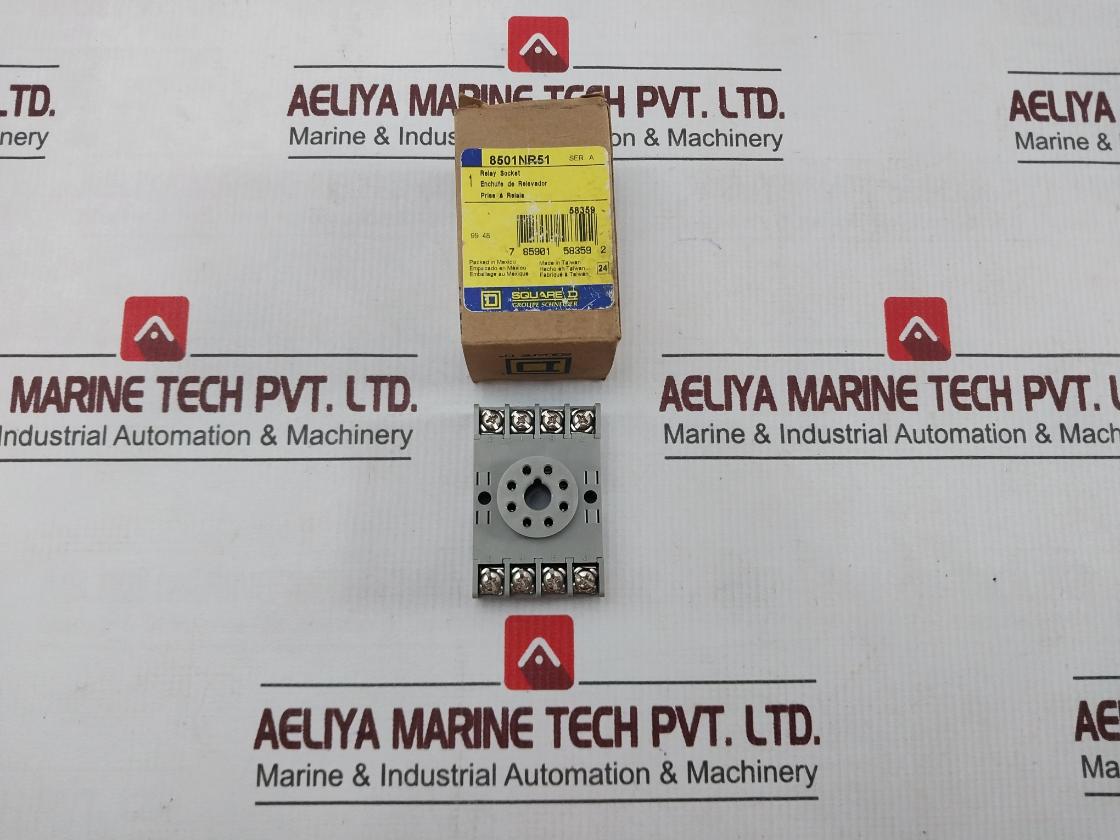 Square D 8501nr51 Relay Socket 300v