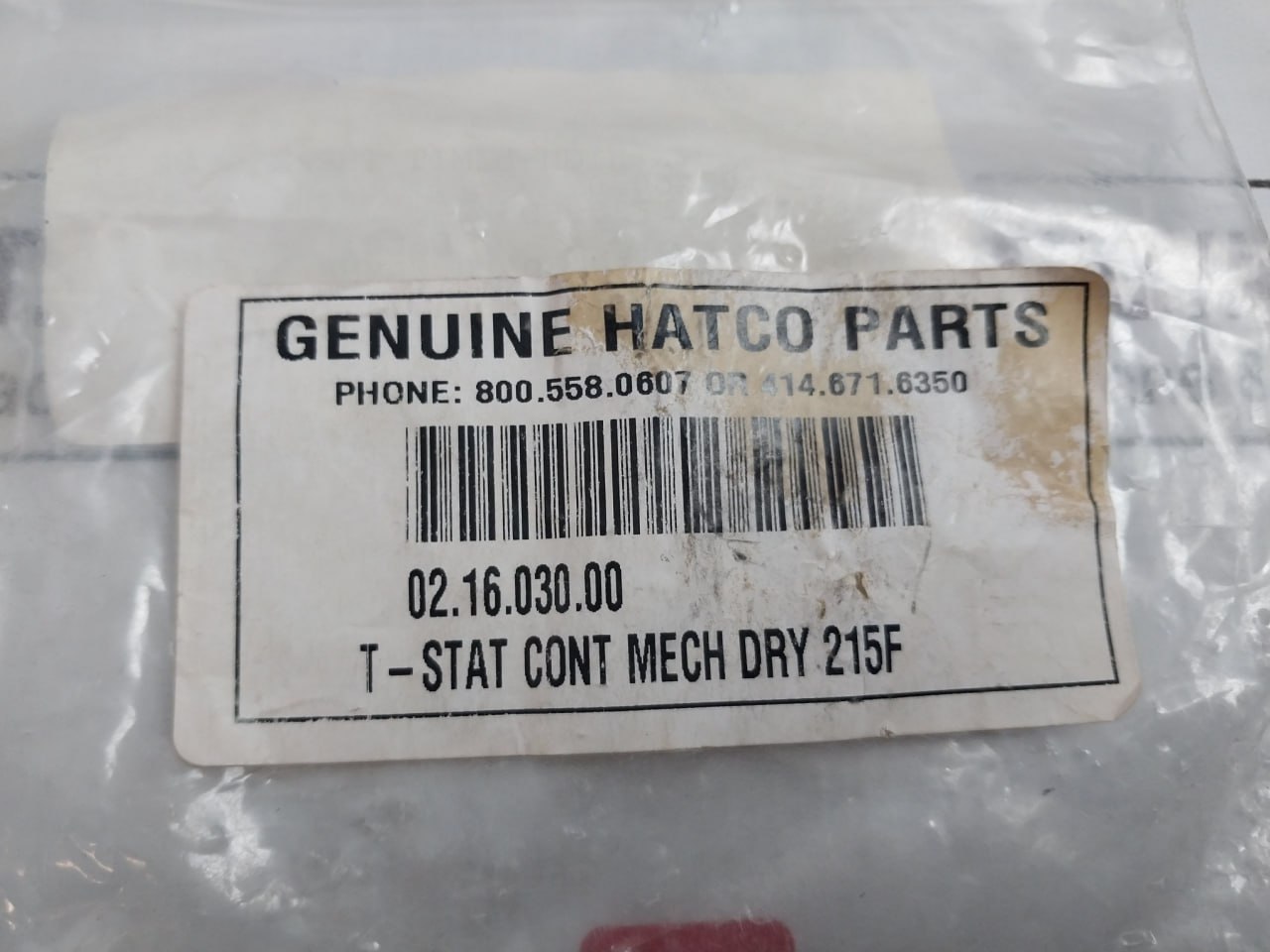 Stemco Hatco 351-254190 High Limit Thermostat - Image 5