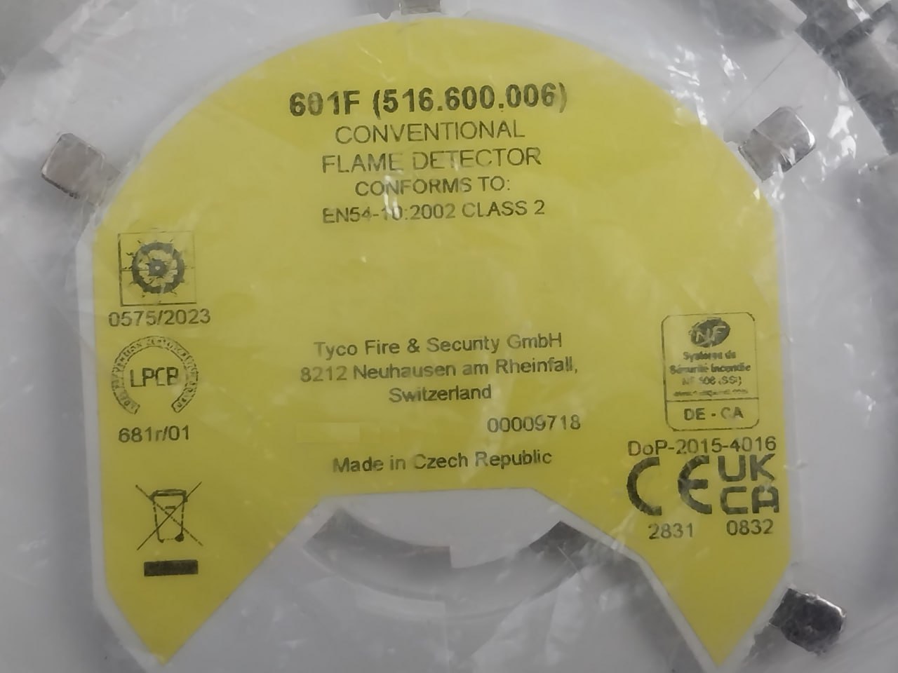 Tyco 601f Conventional Flame Detector - Image 8