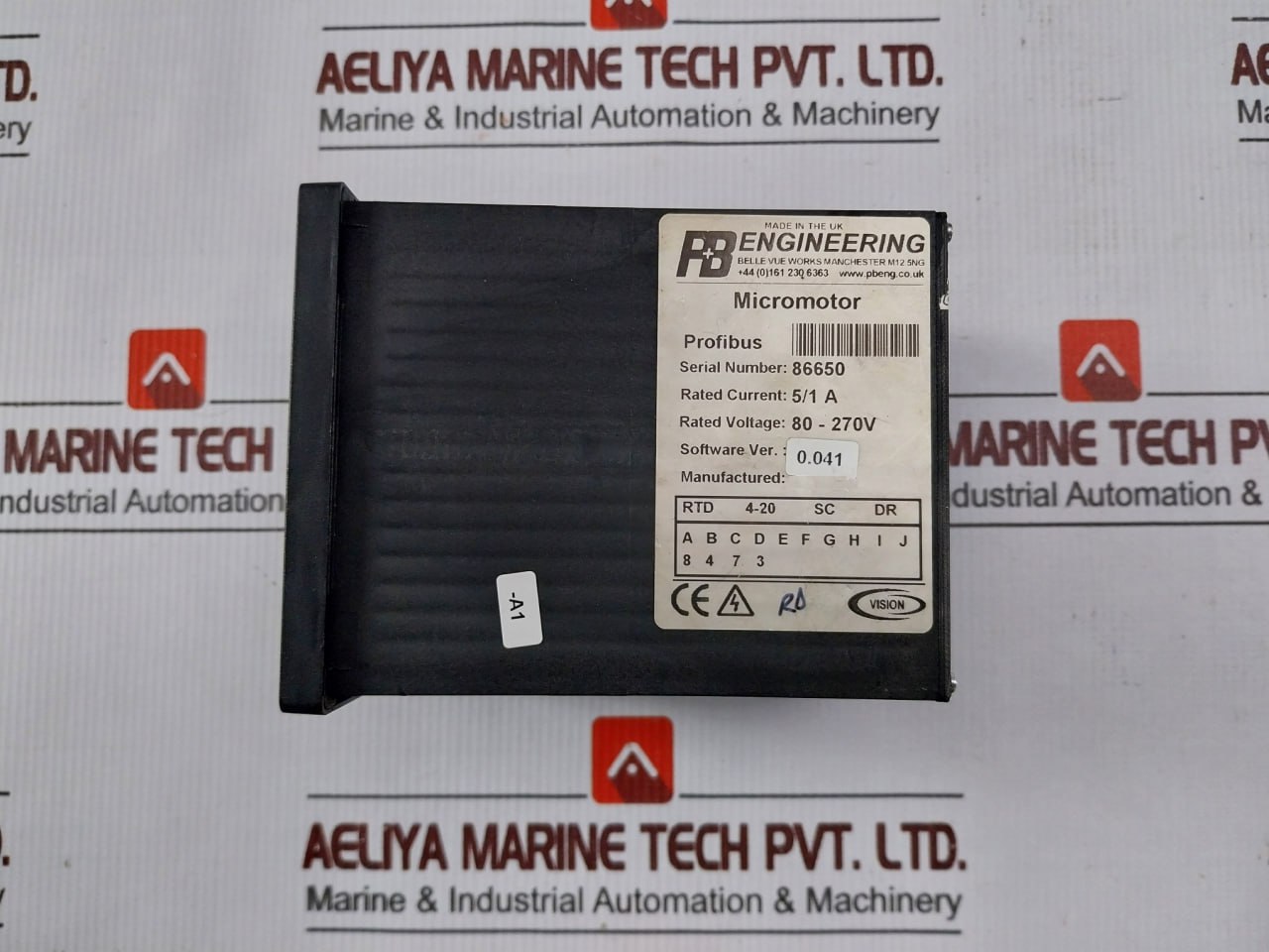 Wartsila 7082a P&B Protection Relay Vision Micromotor Set 270v - Image 5