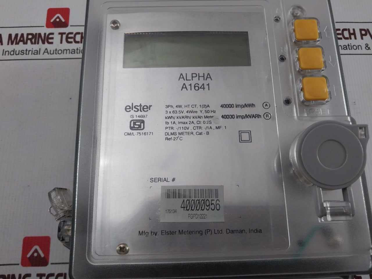 Elster Alpha A1641 Kvah Meter 110v - Image 9
