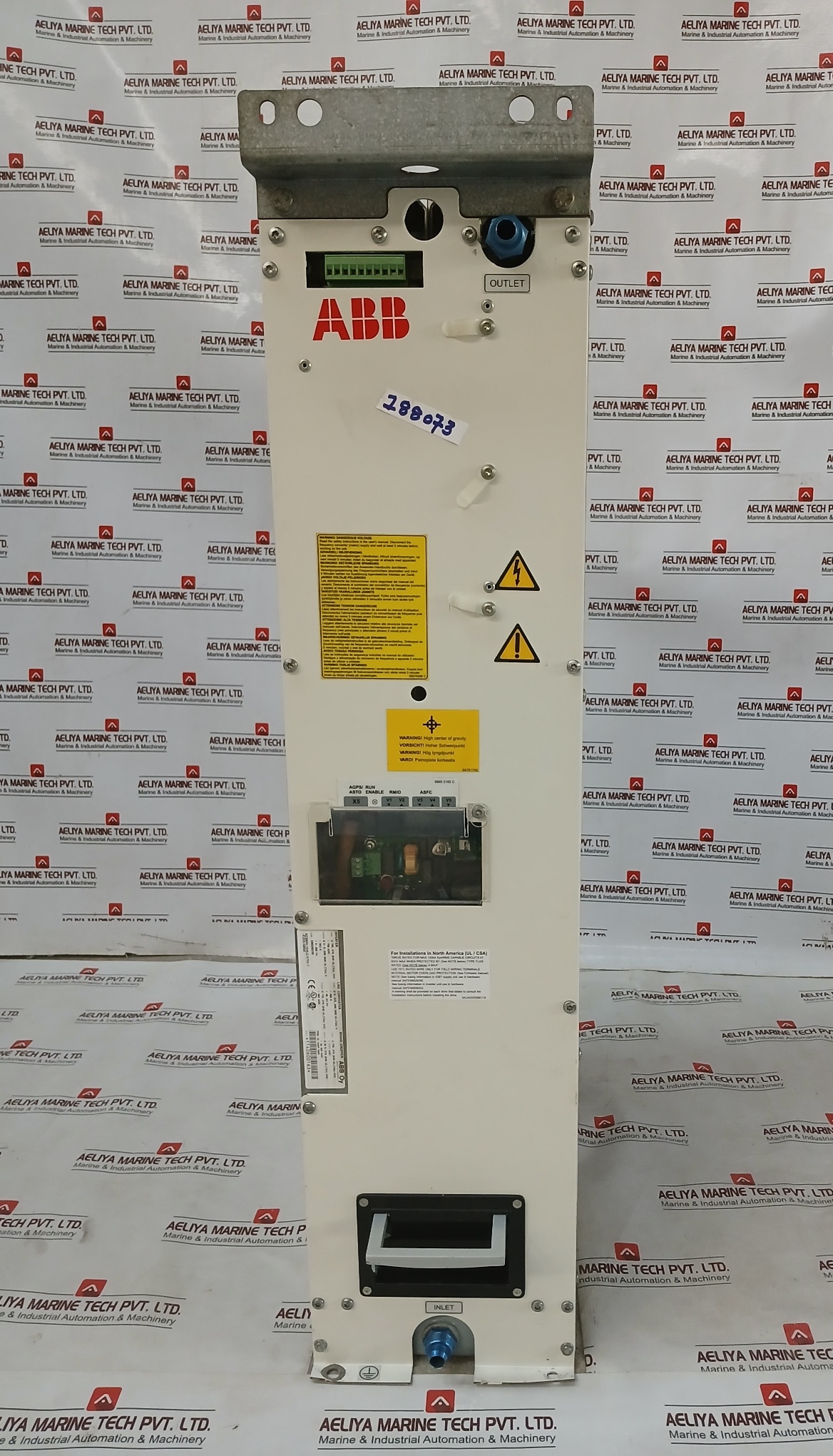 Abb Acs800-104lc-0700-7+E205+Q950 Inverter Drive 24v