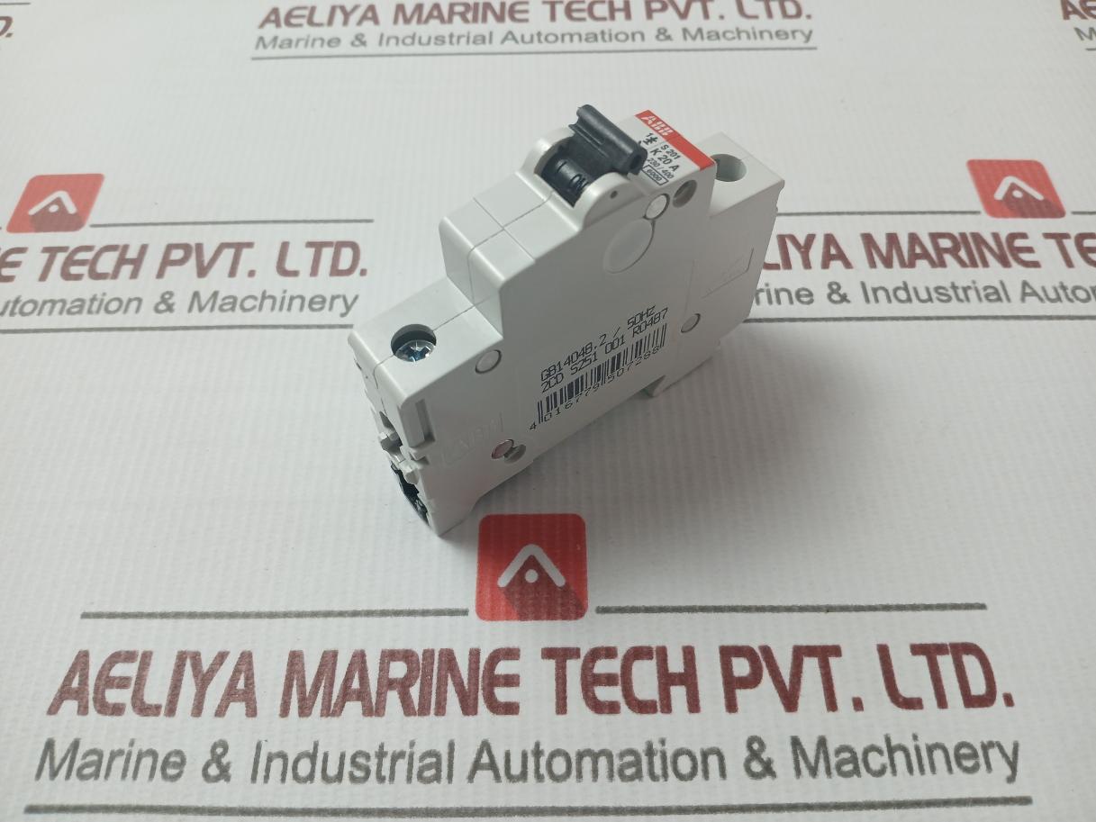 Abb S201 K20a Miniature Circuit Breaker 400vac - Image 3