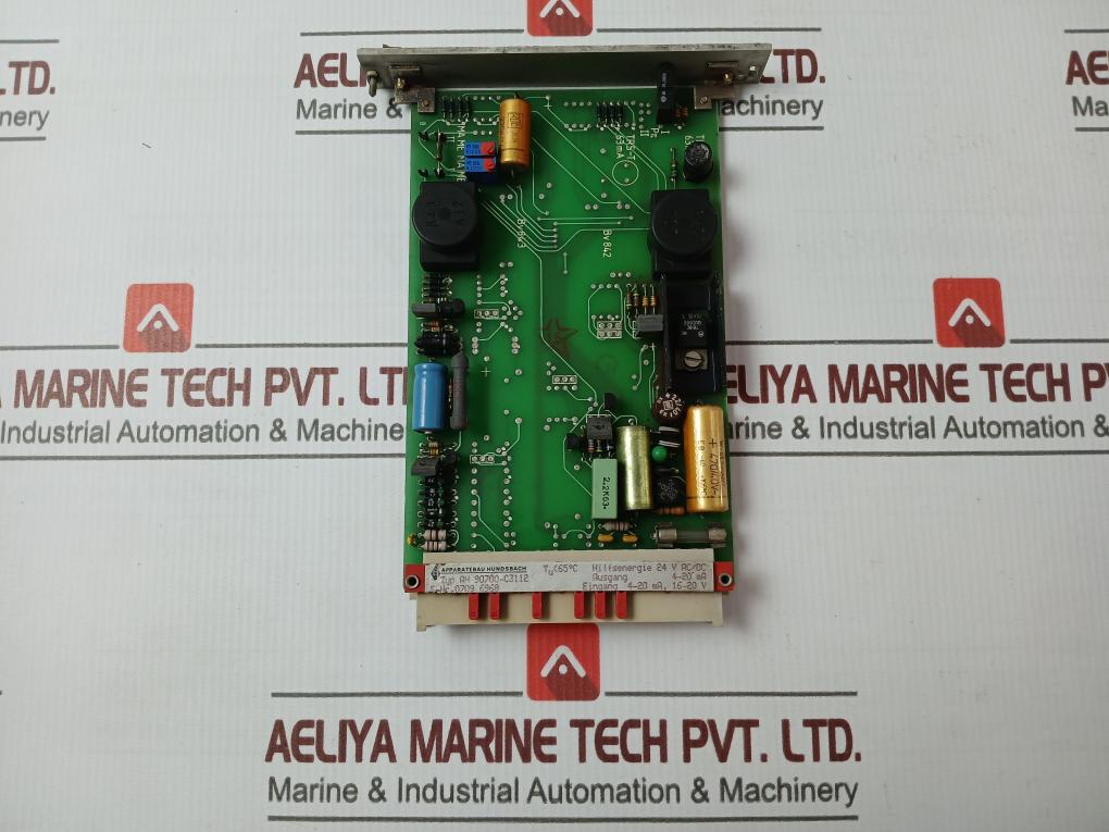 Apparatebau Hundsbach Ah 90700-C3112 Printed Circuit Board 24v