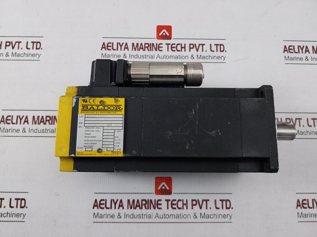 Baldor Bsm80a-375aa Brushless Ac Servomotor 300 V - Image 4