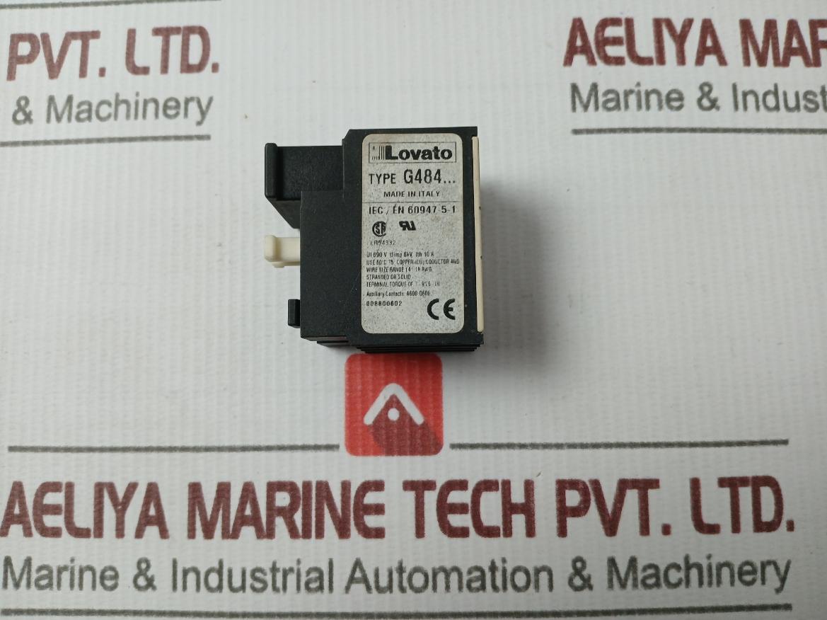 Lovato G484… Auxiliary Contact Block 690v - Image 4