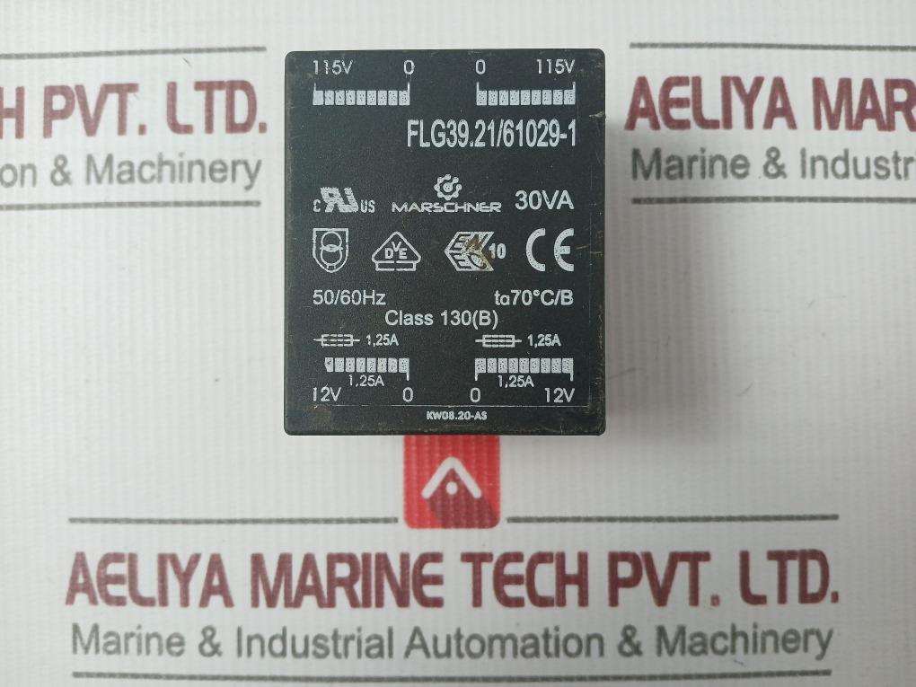 Marschner Flg39.2161029-1 Low Profile Safety Transformer 115v