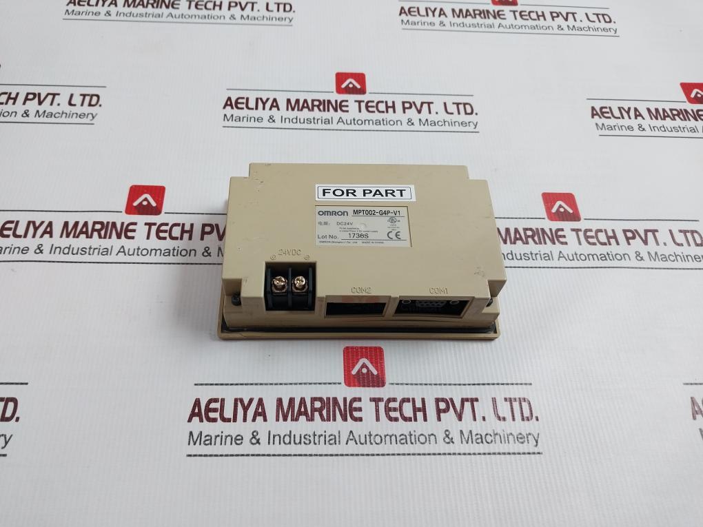 Omron Mpt002-G4p-V1 operator Interface Hmi Panel 94v (Not Working) - Image 4