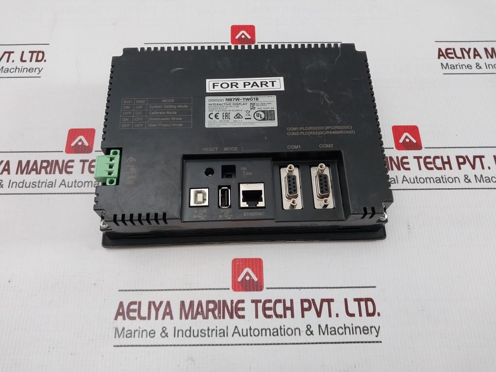 Omron Nb7w-Tw01b Interactive Display 24v (Not Working) - Image 4