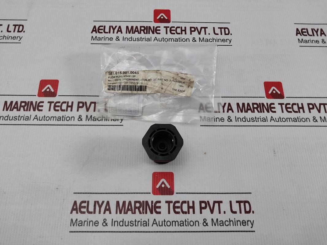 Prominent Flow Plug M34x1.5p