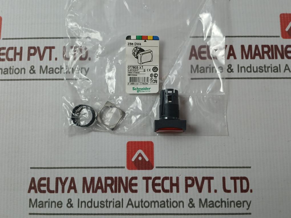 Schneider Electric Zb6 Dw4 On/Off Red Push Button Switch - Image 3