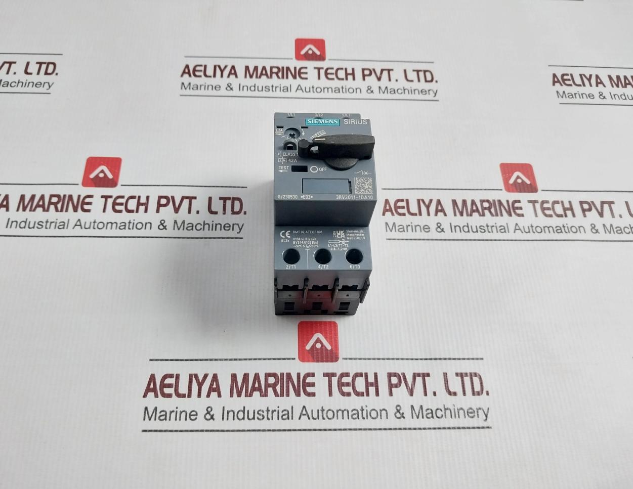 Siemens 3rv2011-1da10 Sirius Motor Protection Circuit Breaker 60˚C