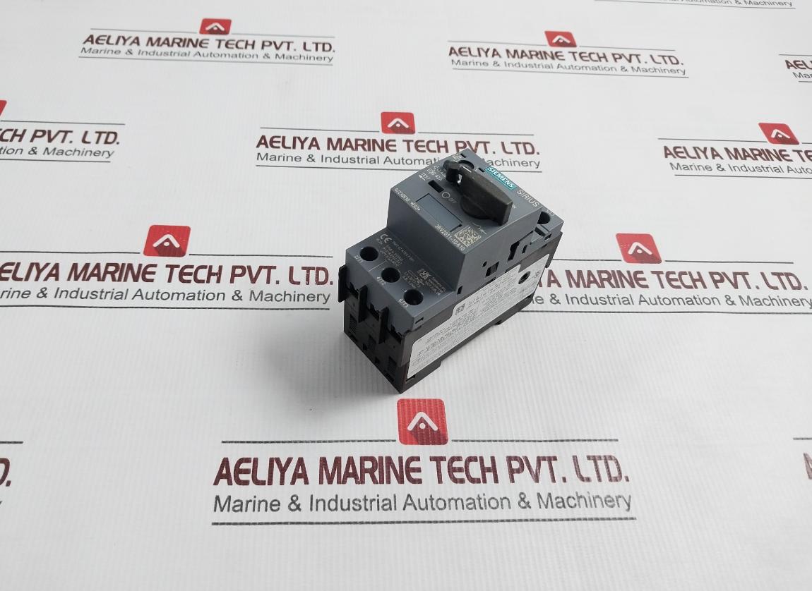 Siemens 3rv2011-1da10 Sirius Motor Protection Circuit Breaker 60˚C - Image 3