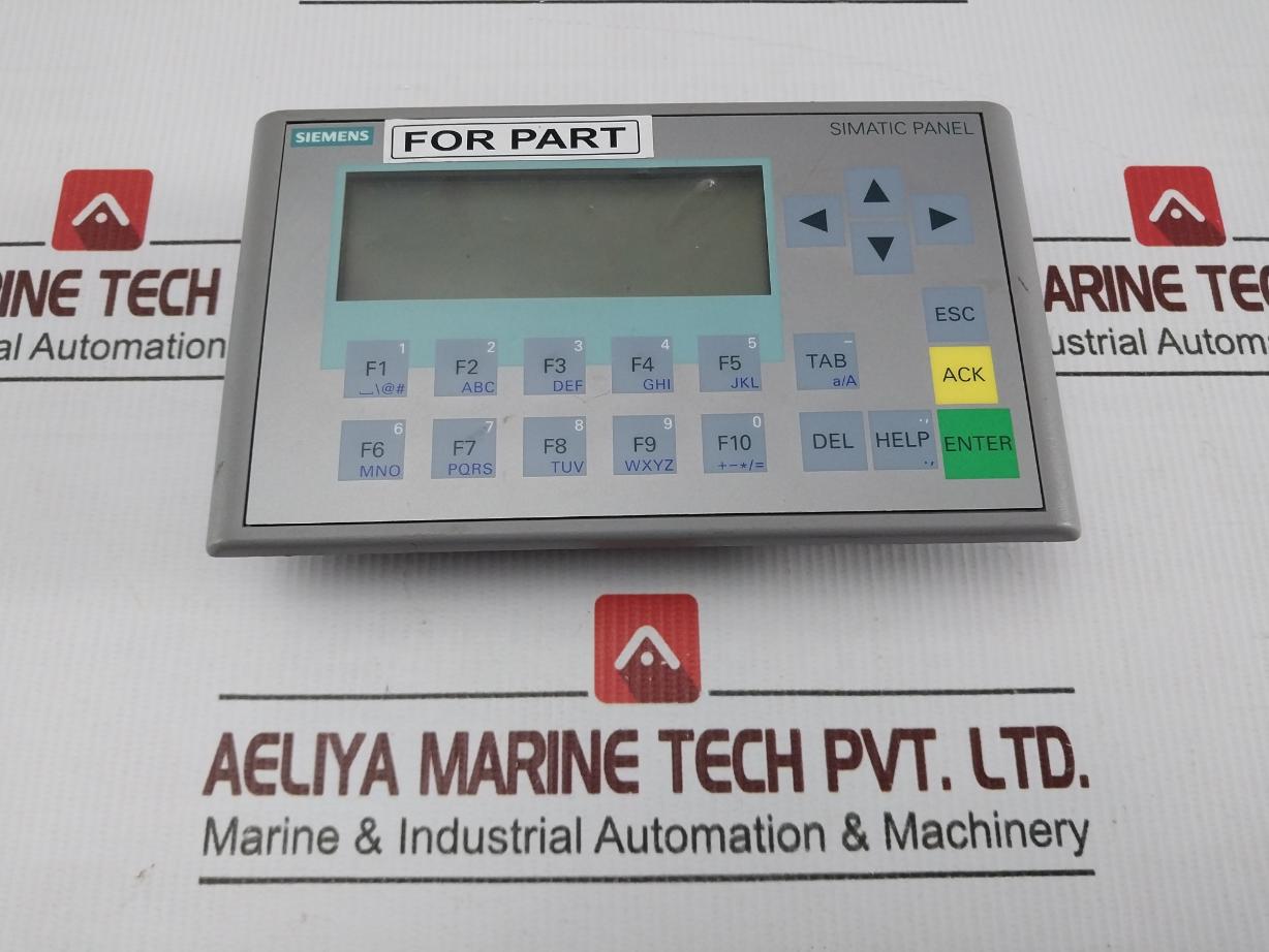 Siemens 6av6 647-0ah11-3ax0 Simatic Hmi Basic Panel 24v