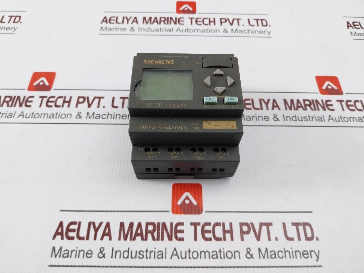 Siemens 6ed1 052-1md00-0ba6 Logic Module 24v