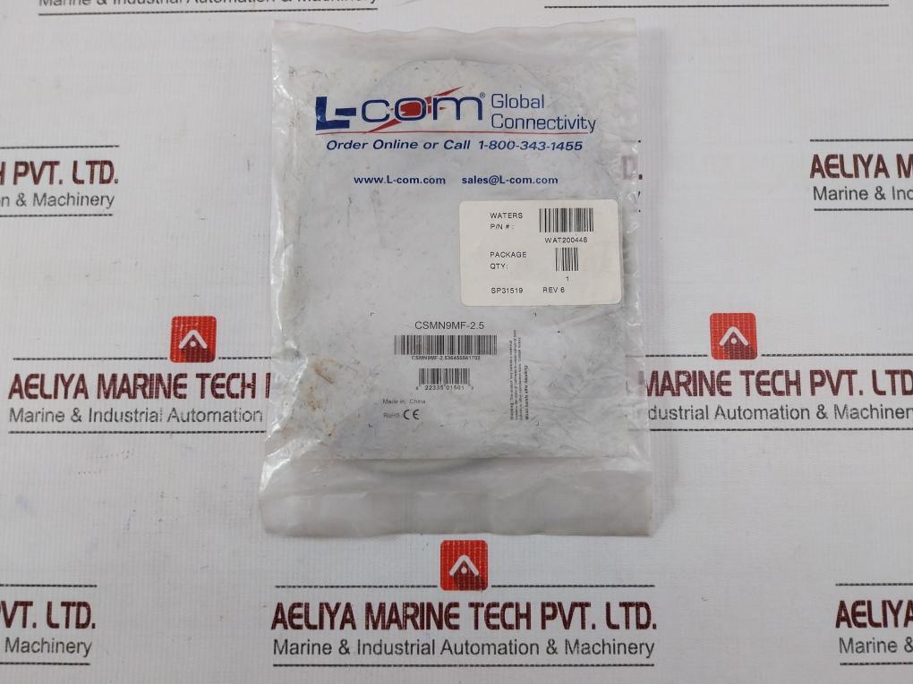 Waters Wat200448 L-Com Data Cable 300v