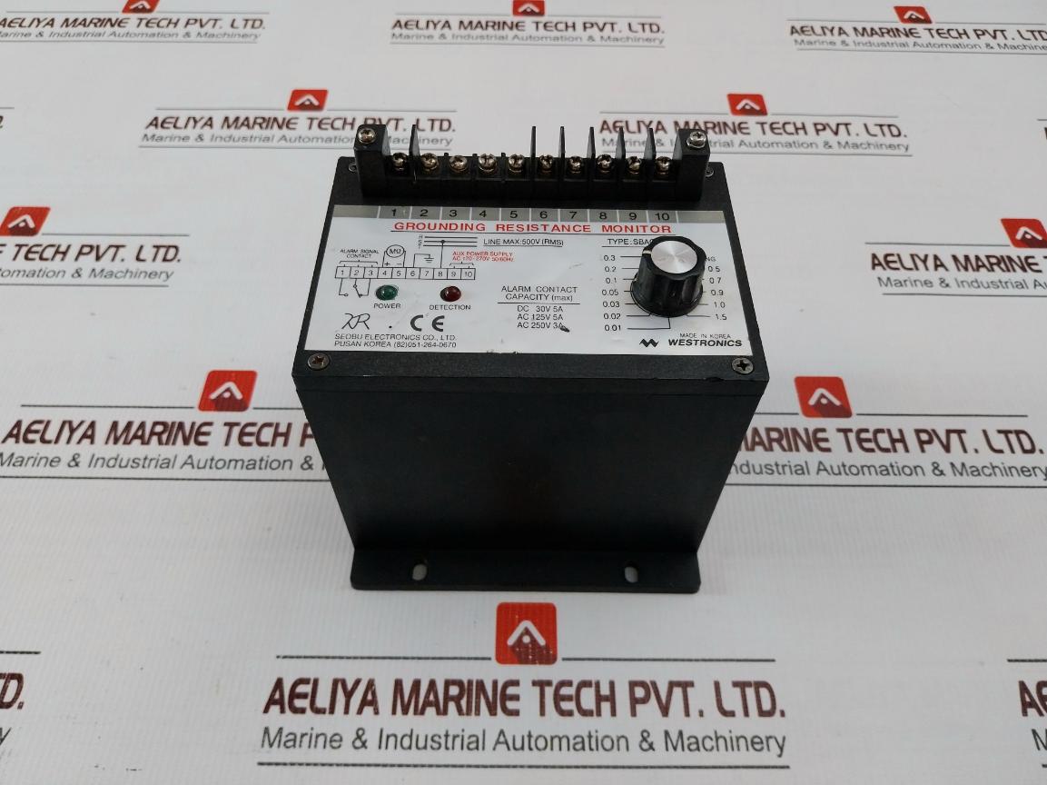 Westronics Sbag-202 Grounding Resistance Insulation Monitor 270v