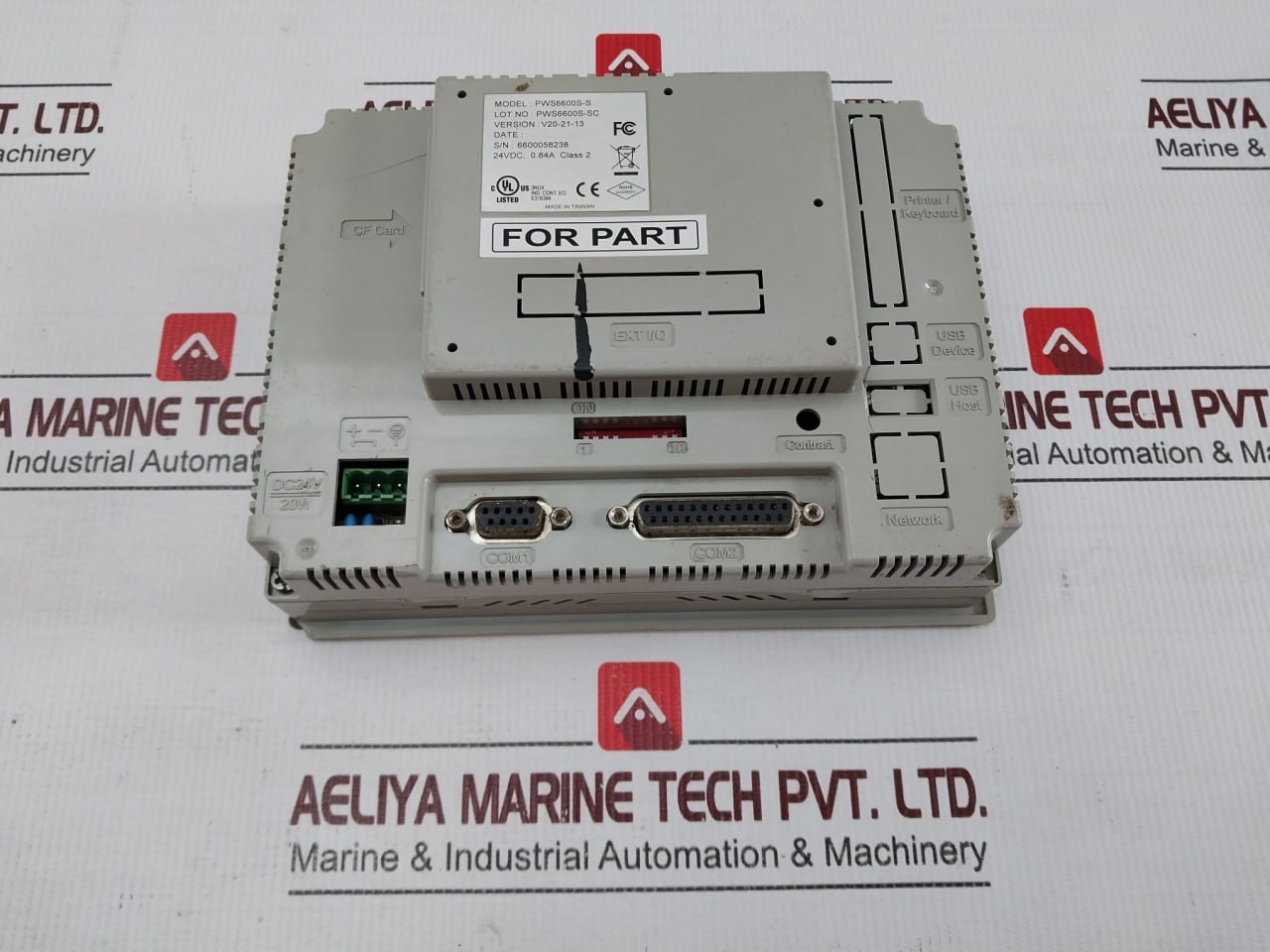 Hitech Pws6600s-S Hmi Touch Screen Panel 24v - Image 4