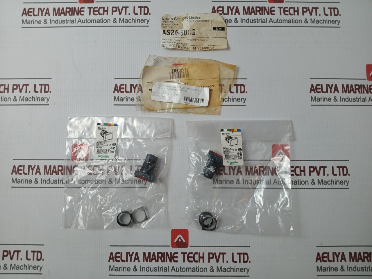 Schneider Electric Zb6 Dw4 On/Off Red Push Button Switch